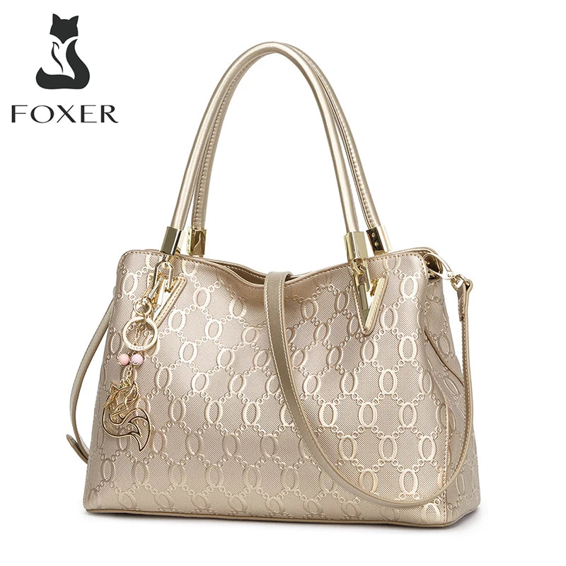 FOXER Women's Handbag Occident Style Crossbody Bag