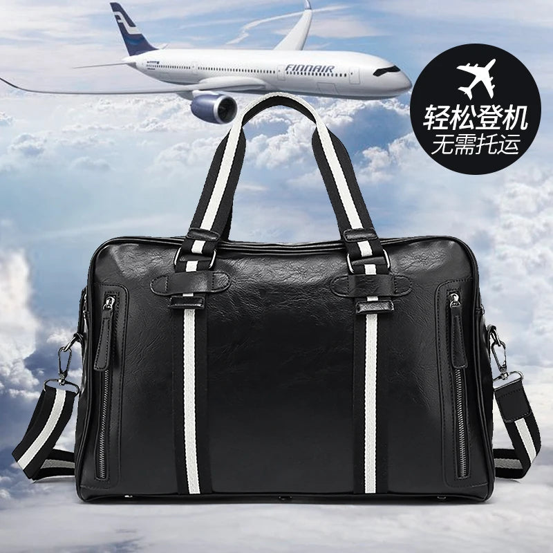 BISON DENIM Travel Bag Large Capacity Carry-on Luggage