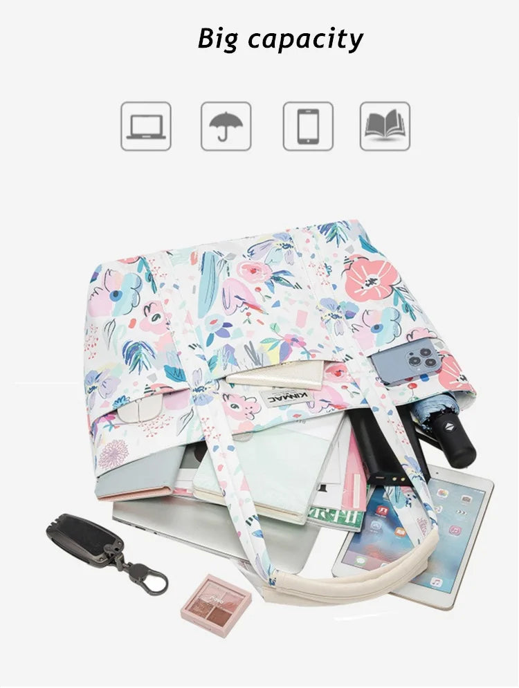 Kinmac Laptop Bag 15.6 Inch Women's Shoulder Tote Case For Macbook