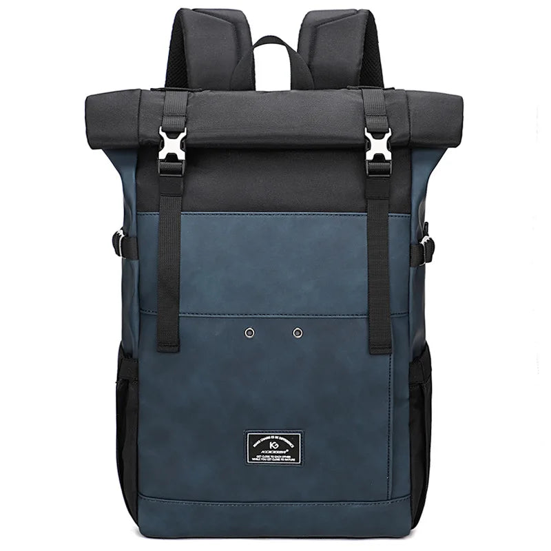 New Large Capacity Travel Bag Laptop Backpack blue