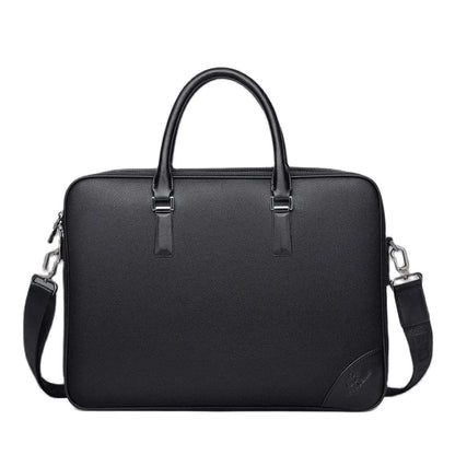 BISON DENIM Genuine Leather Cowskin Briefcase Large Capacity N20243-3B
