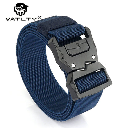 VATLTY 110cm-140cm Men's Elastic Belt Quick Release Alloy Buckle