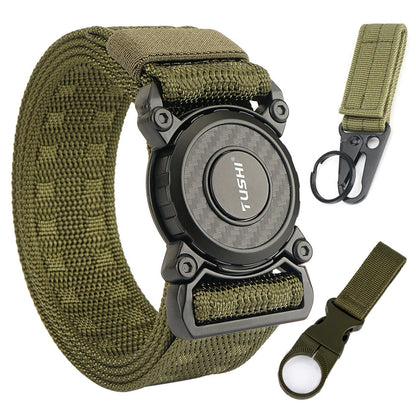 VATLTY New Military Tactical Belt Alloy Swivel Buckle ArmyGreen set 1 125cm