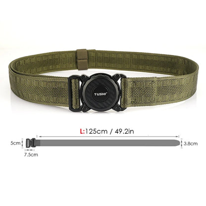 VATLTY New Military Tactical Belt Alloy Swivel Buckle