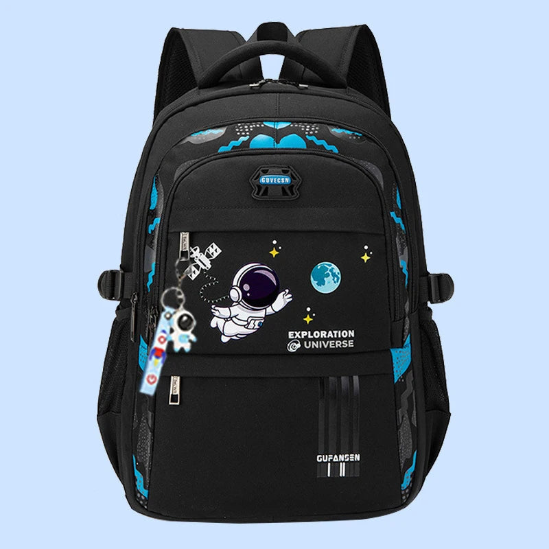 Large Capacity School Backpack Black