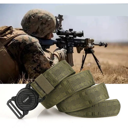 VATLTY New Military Tactical Belt Alloy Swivel Buckle