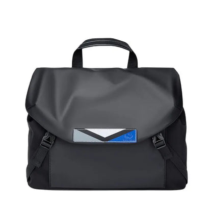 BISON DENIM Fashion Men Crossbody Bags Large Capacity Messenger Bag Shoulder Chest Sport Travel School Bag For IPad Laptop Book N20259 Black