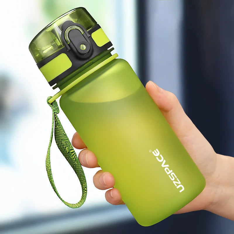 UZSPACE 350ML Sport Water Bottle Portable BPA Free Green 350ml