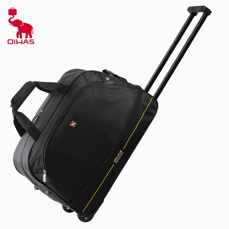 OIWAS Trolley Duffle Bag 56L Water-Repellent