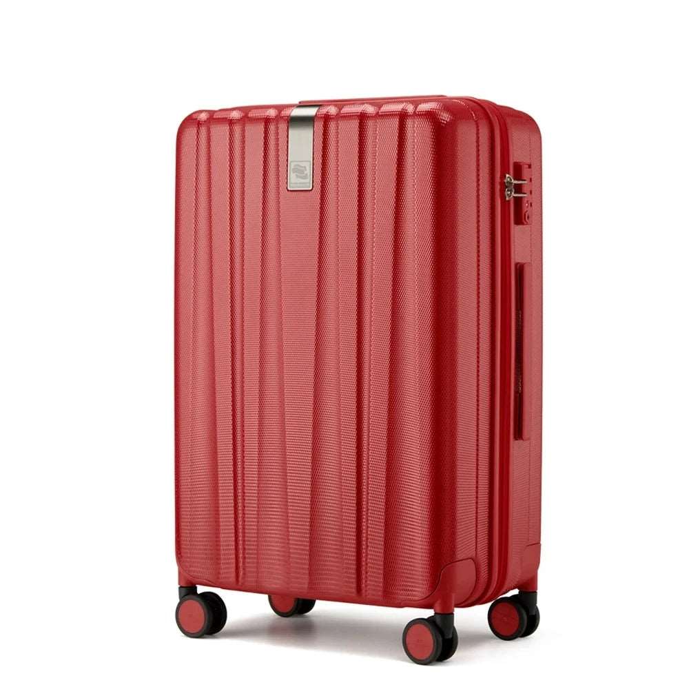 Best Spinner Luggage Suitcase PC Trolley Maple red