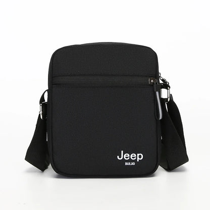 JEEP BULUO Men Waterproof Crossbody Bag Nylon 88444 black