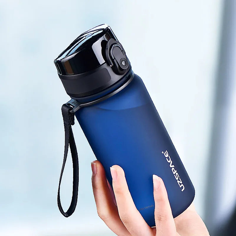 UZSPACE 350ML Sport Water Bottle Portable BPA Free Dark Blue 350ml