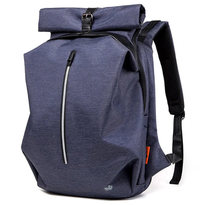 BISON DENIM Large Capacity Travel Backpack Camping Hiking Climbing Sport Backpack Ergonomical Lightweight Business Notebook Bag N2873 Blue