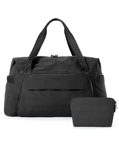 BAGSMART Travel Duffle Bag 42L Large Carry on Weekender 15.6in Laptop Black