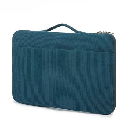 Brand Kinmac Laptop Bag 12,13.3,14,15.4,15.6 Inch Shockproof Corduroy Blue