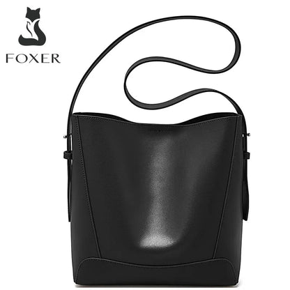 FOXER Lady Fashion Retro Shoulder Bag Large Capacity