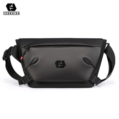 Fenruien New Magnetic Buckle Shoulder Bag For Men