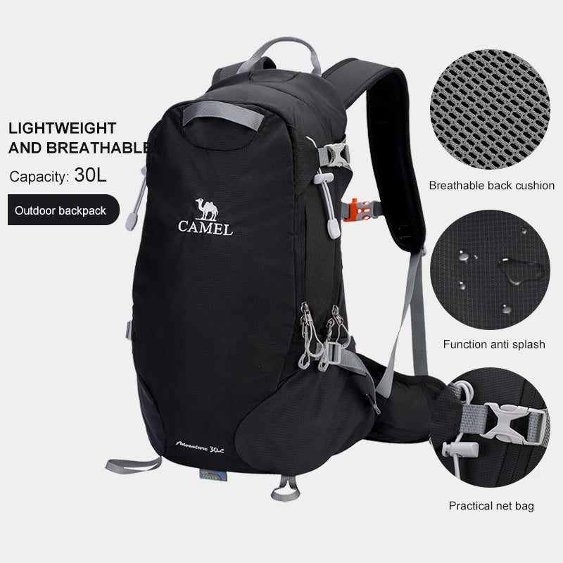GOLDEN CAMEL Hiking Man Backpacks Lightweight Bag for Men Outdoor Women's Running Sports Bag for Travel Cycling Rucksack 1S32267148