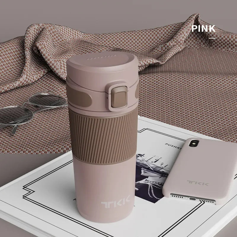 TKK 450ml SUS-316 Stainless Steel Coffee Cup Pink 450ml