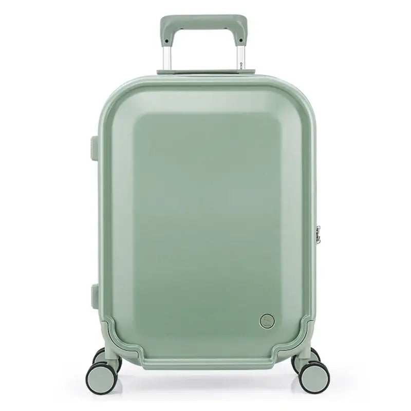 OIWAS Rolling Luggage Suitcase Travel Trolley Case Men Mute Spinner Wheels Rolling Baggage TSA Lock Carry On Boarding Cabin Green
