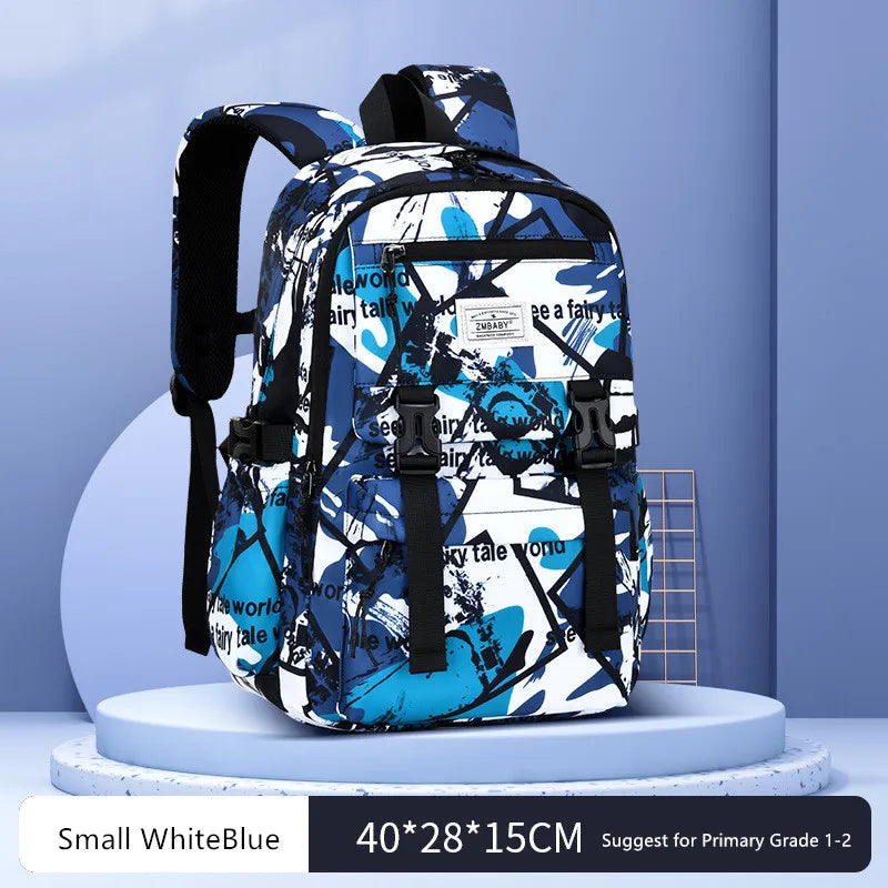 Fengdong primary school bags for boys lightweight backpack large capacity bookbag waterproof backpack elementary student bagpack Small Blue CHINA