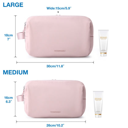 Women's Cosmetic Bag BAGSMART Waterproof Dopp Kit for Travel