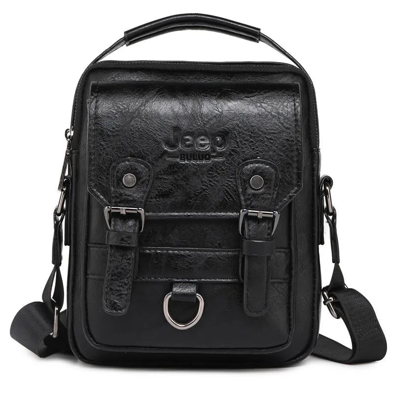 JEEP BULUO Multi-function Business Handbag Black