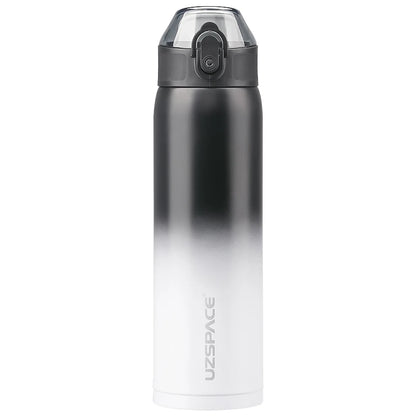New 500ml Thermos Bottle 316 Double Vacuum Flask Stainless Steel Long-term insulation Black and white 501-600ml