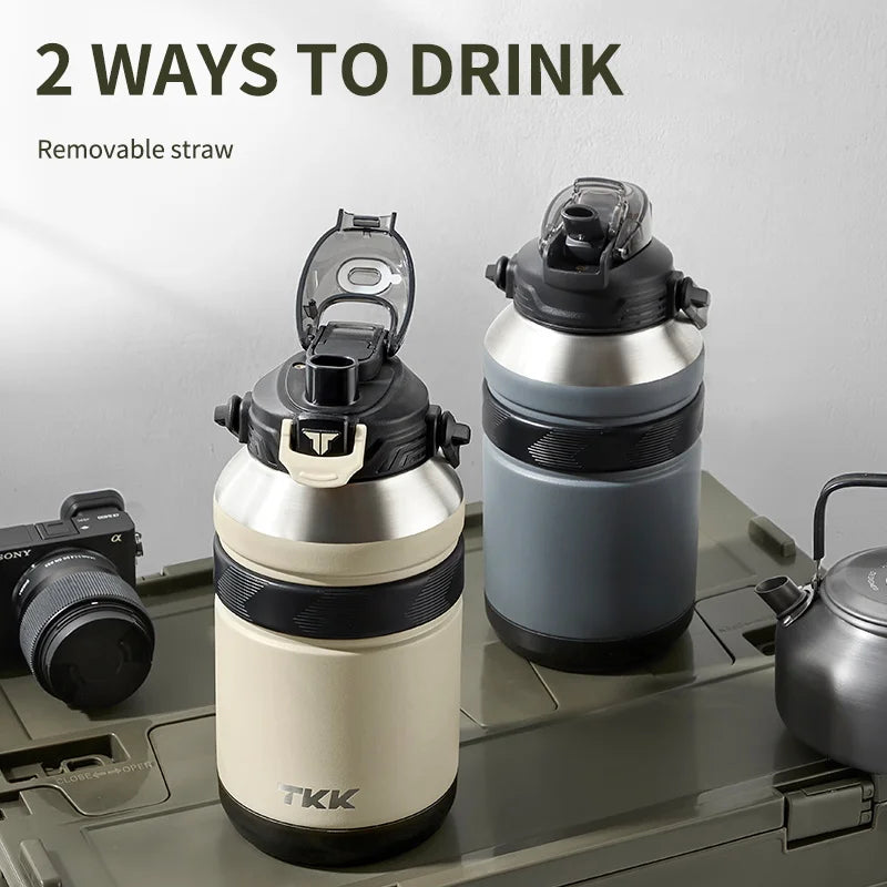 TKK Large Capacity Cold Thermal Thermos Tumbler Stainless Steel