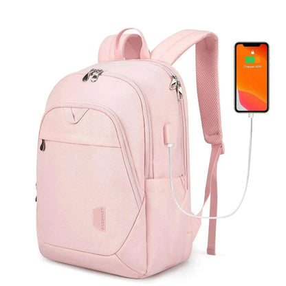 BAGSMART Backpacks 17.5''/15.6'' Notebook with USB Charging Port