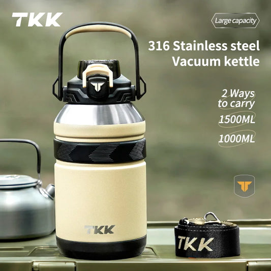 TKK Large Capacity Cold Thermal Thermos Tumbler Stainless Steel