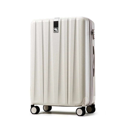 Best Spinner Luggage Suitcase PC Trolley Ivory white
