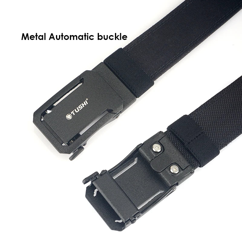VATLTY New Military Belt for Men Sturdy Nylon Metal Automatic Buckle