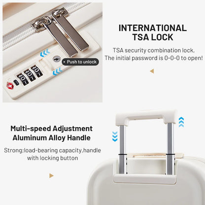 OIWAS Rolling Luggage Suitcase Travel Trolley Case Men Mute Spinner Wheels Rolling Baggage TSA Lock Carry On Boarding Cabin