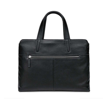 BISON DENIM Luxury Genuine Leather Business Men's Briefcase