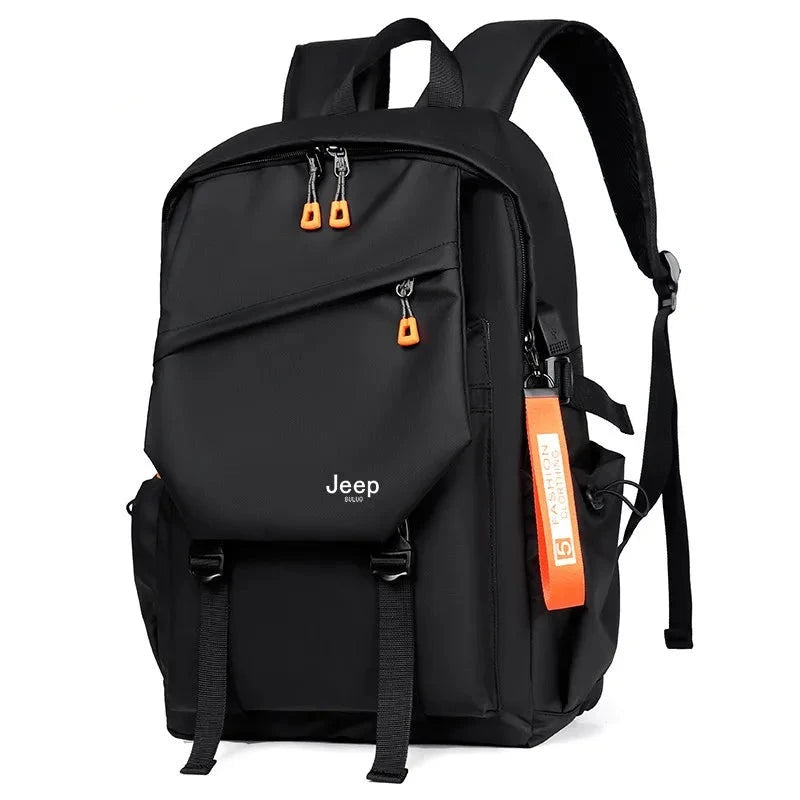 JEEP BULUO School Bags 15 Inches Laptop Backpacks Waterproof Nylon