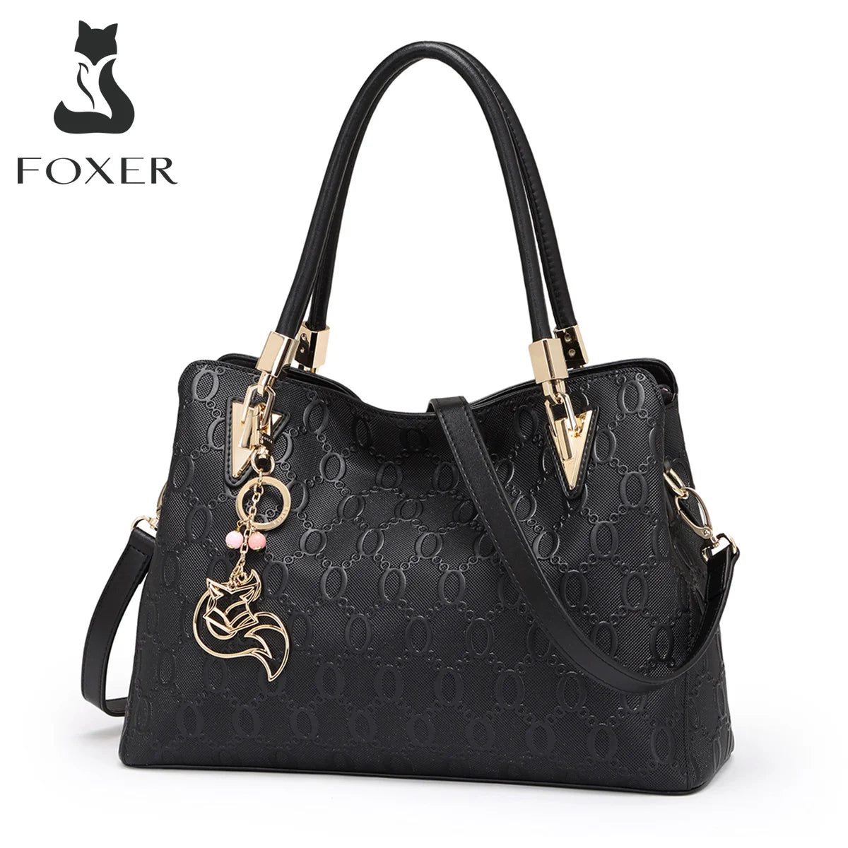 FOXER Women's Handbag Occident Style Crossbody Bag black 962061F1A