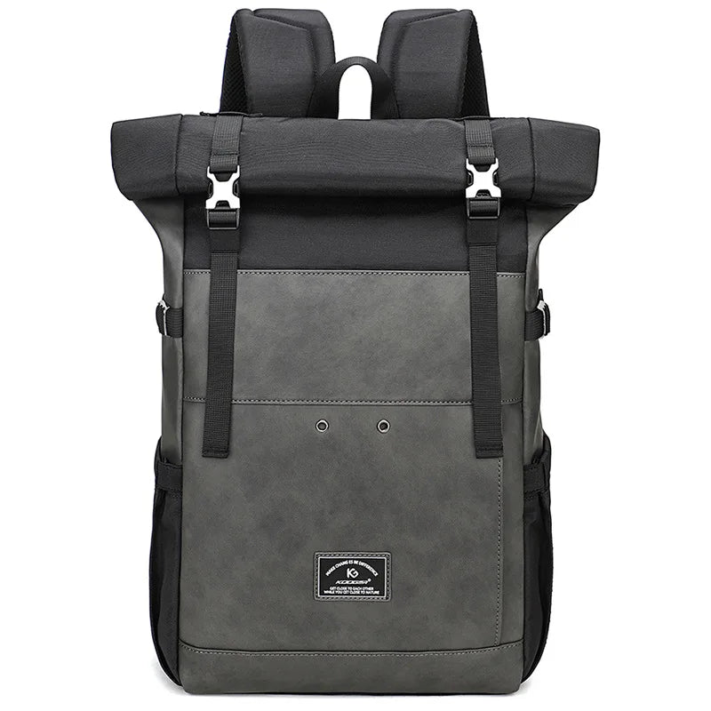 New Large Capacity Travel Bag Laptop Backpack gray