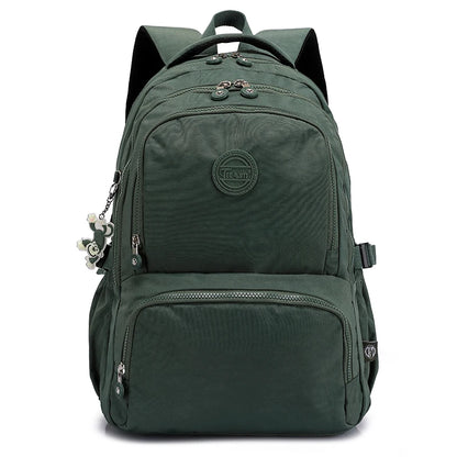TEGAOTE Backpack Travel Bag Nylon Waterproof ARMY GREEN 33x15.5x48CM 2302