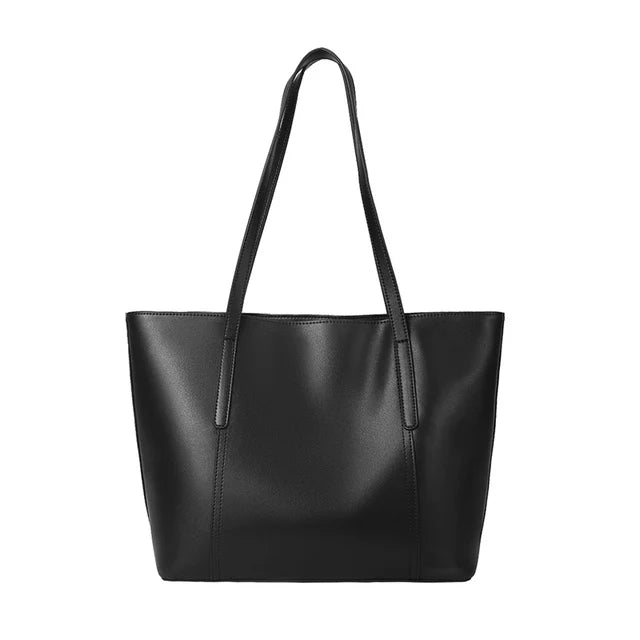 FOXER Handbags Office Bags Lady Commuter Totes Split Leather Black
