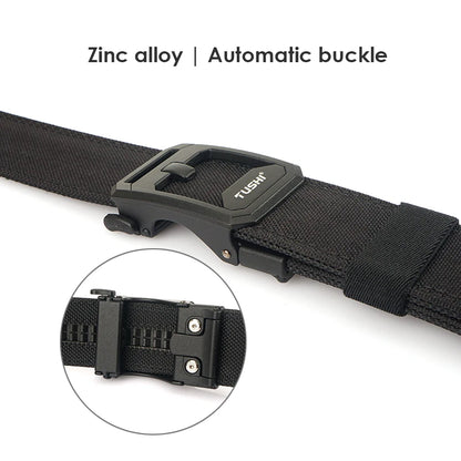 VATLTY New Men's Military Combat Belt Metal Automatic Buckle IPSC Tactical Belt