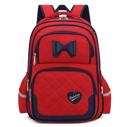 Bikab School Bags for Girls Kawaii Backpack RED M