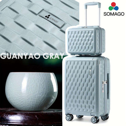 Somago 20 Inch Airline Approved Hardside Spinner Luggage, YKK Zippers, TSA Lock 127 Luggage Somago OK•PhotoFineArt