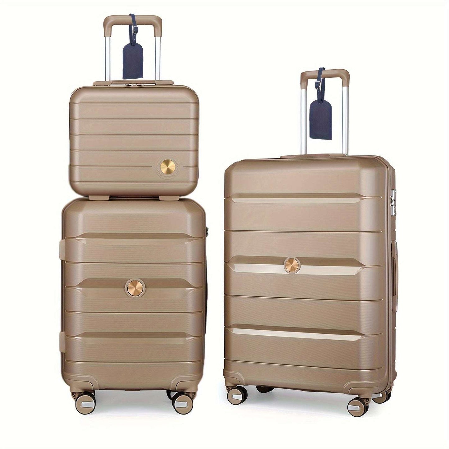 Somago 3 Pcs Luggage Set (14/20/24) Lightweight, 360 Degrees Mute Spinner Wheels TSA Lock YKK Zipper 177 Luggage Somago OK•PhotoFineArt