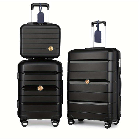 Somago 3 Pcs Luggage Set (14/20/24) Lightweight, 360 Degrees Mute Spinner Wheels TSA Lock YKK Zipper 177 Luggage Somago OK•PhotoFineArt