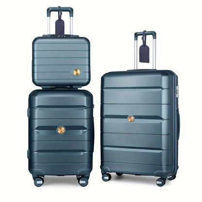 Somago 3 Pcs Luggage Set (14/20/24) Lightweight, 360 Degrees Mute Spinner Wheels TSA Lock YKK Zipper 177 Luggage Somago OK•PhotoFineArt