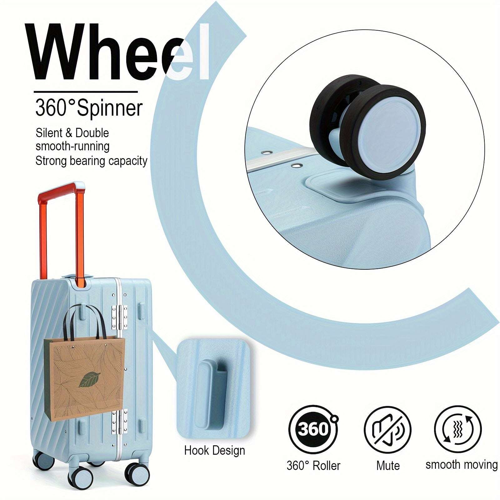 Somago Adventure Ready 20 Inch Hardside Spinner Suitcase, Aluminum Frame, TSA Lock, & Dry Wet Compartment 136 Luggage Somago OK•PhotoFineArt