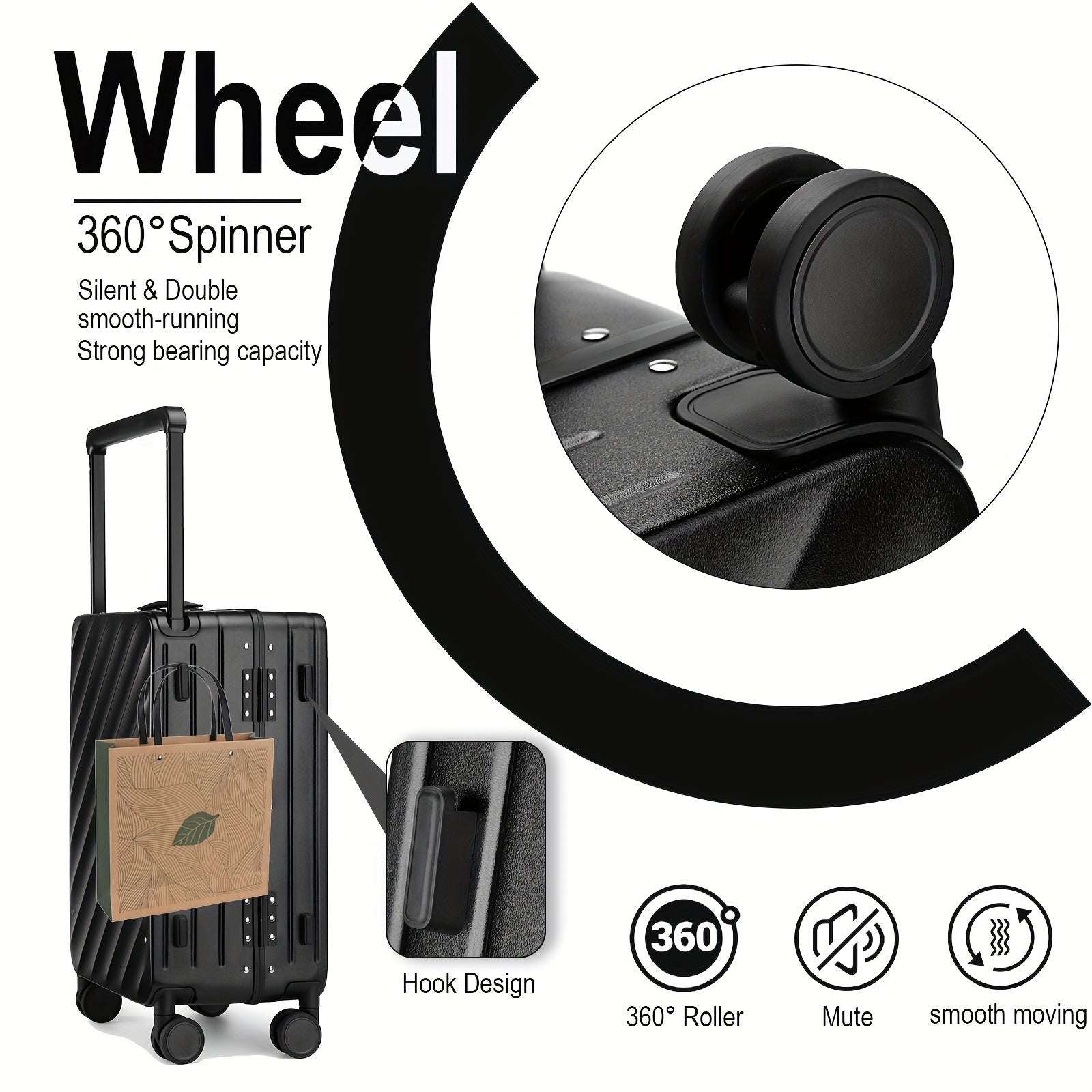 Somago Adventure Ready 20 Inch Hardside Spinner Suitcase, Aluminum Frame, TSA Lock, & Dry Wet Compartment 136 Luggage Somago OK•PhotoFineArt