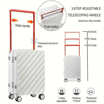 Somago Adventure Ready 20 Inch Hardside Spinner Suitcase, Aluminum Frame, TSA Lock, & Dry Wet Compartment 136 Luggage Somago OK•PhotoFineArt