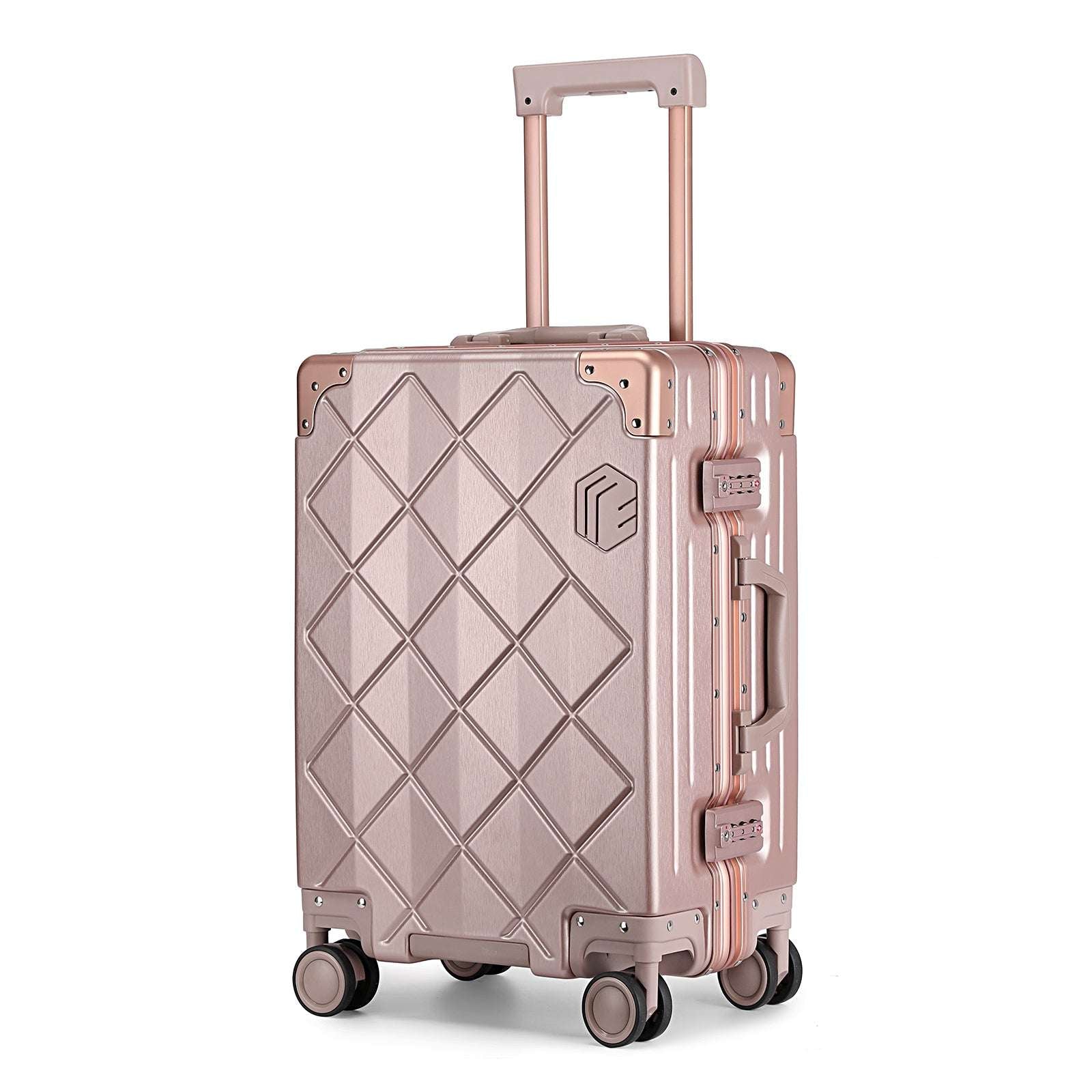 Somago Carry On Luggage with Spinner Wheels 20" Lightweight Suitcase Built in TSA Aluminum Frame 134 Luggage Somago OK•PhotoFineArt